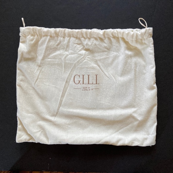 G.I.L.I. Leather Zip Convertible Pouch/Terra Smooth/Gold Tone/NEW/REDUCED PRICE! - Picture 8 of 8